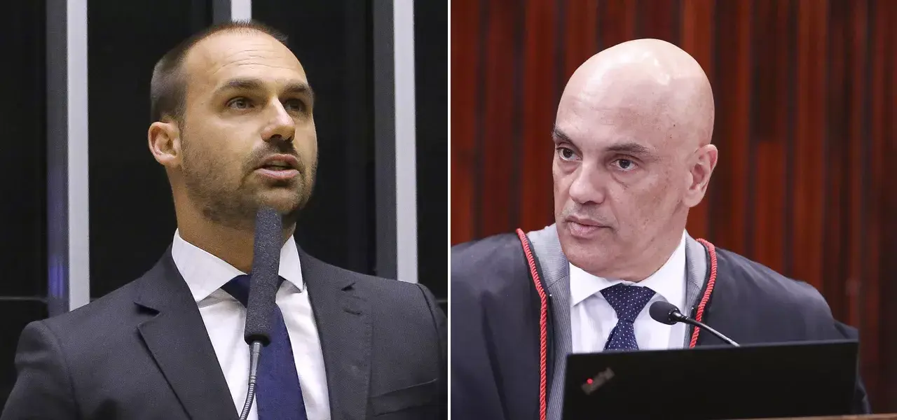 Alexandre de Moraes x Eduardo Bolsonaro