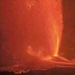 Vulcão em erupção no Havaí. Foto: U.S. Geological Survey