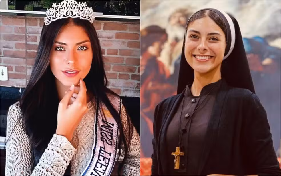 Ex-modelo e atualmeite Freira