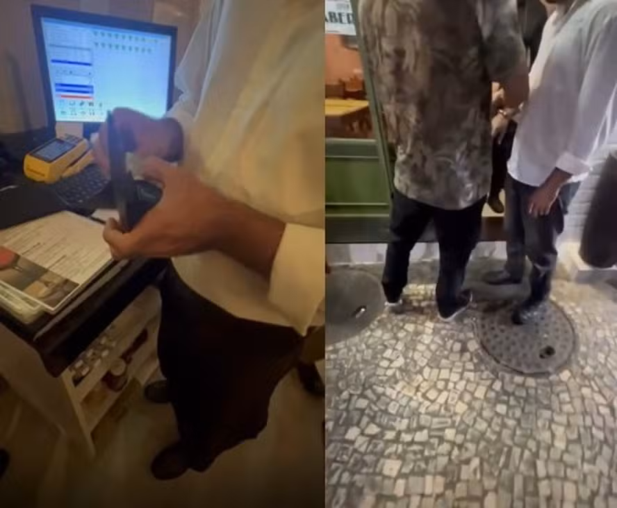 Garçons roubam pizzaria copacabana