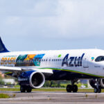 Avião Airbus A320 da Azul. Foto: Cardoso / Blogdospotter