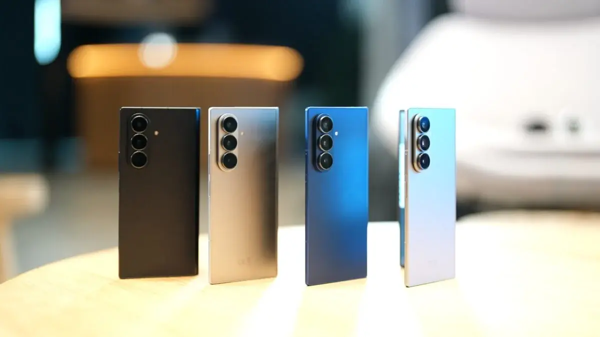 Samsung Galaxy Z Fold 7 cores. Foto: Divulgação