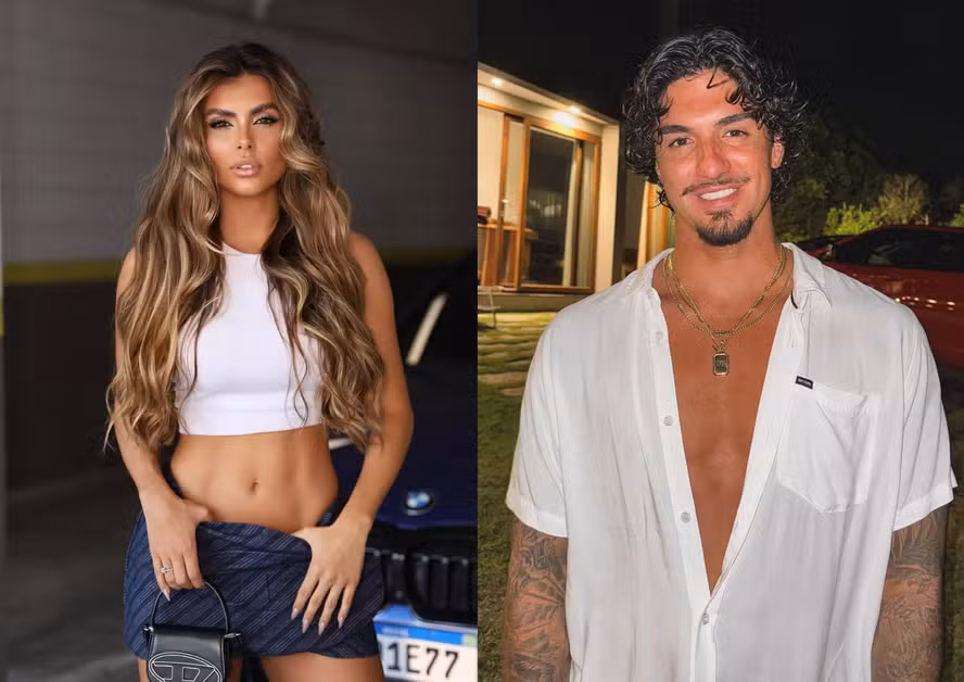 Gabriel Medina e ex de Zé Felipe — Foto: Instagram
