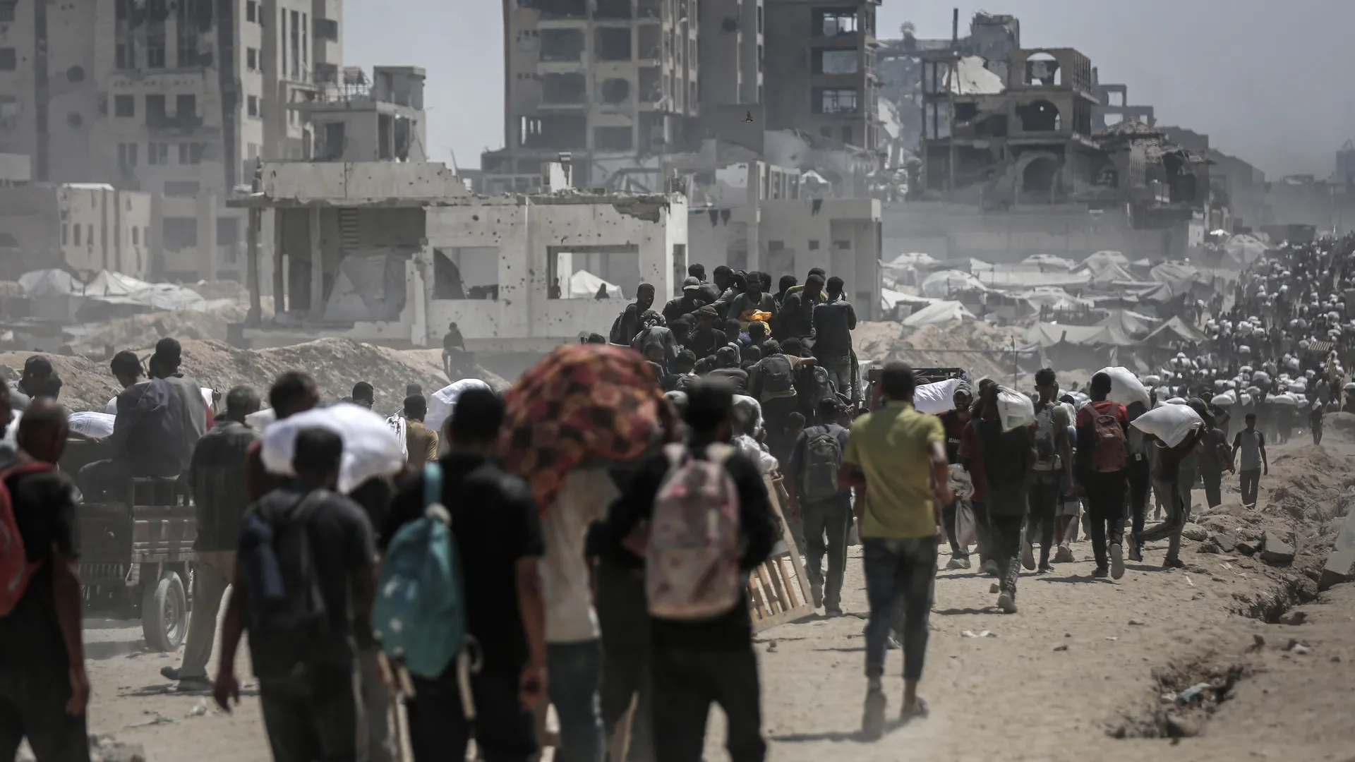 Benjamin Netanyahu confirma intenção de ocupar Gaza. Foto: Ahmad Salem/Bloomberg via Getty Images