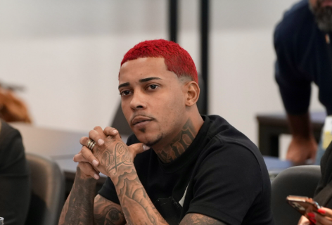 MC Poze durante convocação em CPI. Foto: Alerj / Thiago Lontra